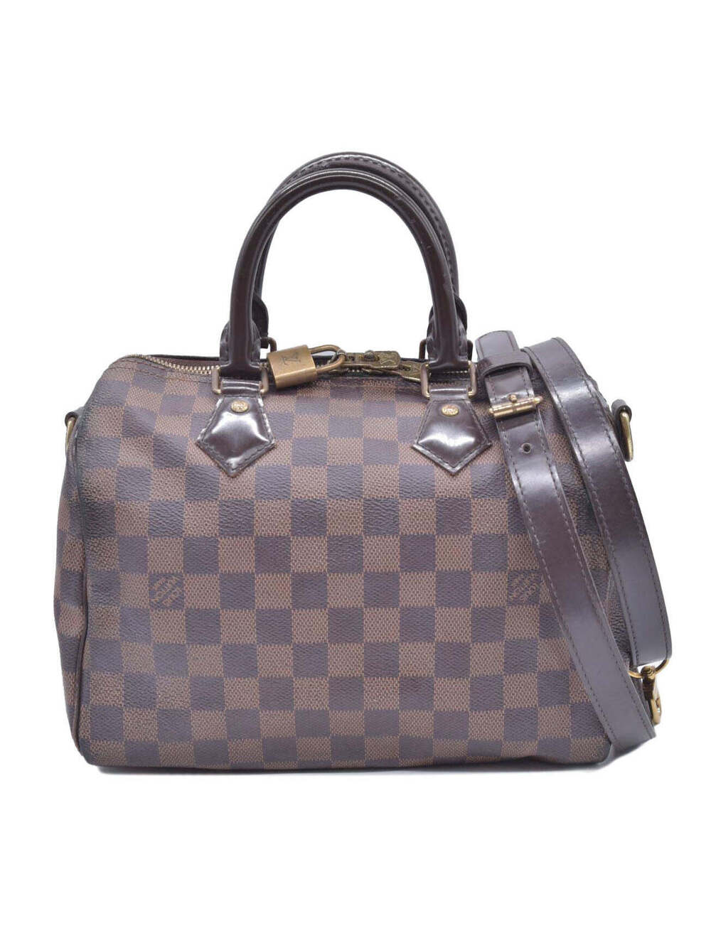 2016 Louis Vuitton Damier Ebene Speedy Bandouliere 25 CT3186